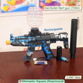 Electric Gel Ball Blaster Toy Gun – Rechargeable, Hopper Fed, Blue Camo Design