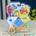 Fantasy Cube 3-in-1 Educational Set | Stickerless 3x3 Cube + Truck + Robot Toy