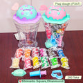 Ice Cream Modeling Dough Kit – 12-Color Play Dough Set with Molds & Piggy Bank (Ages 3+)