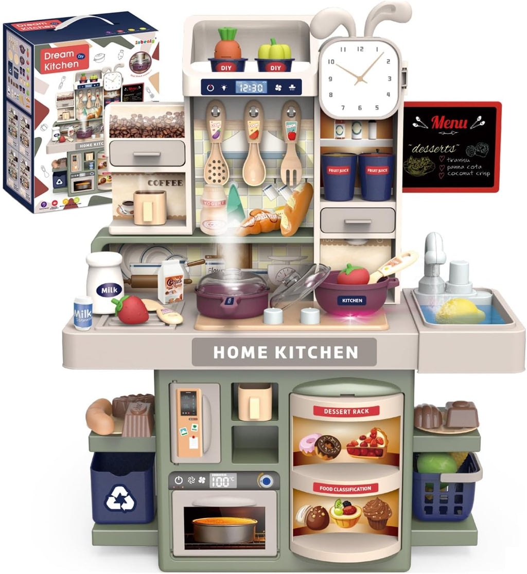 Kids Kitchen Playset with Stove & Sink | Educational Pretend Play Toy
