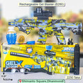 Gel Storm X Longwell M416 Electric Gel Blaster | Rechargeable, Dual Fire Modes, Safety Glasses Included