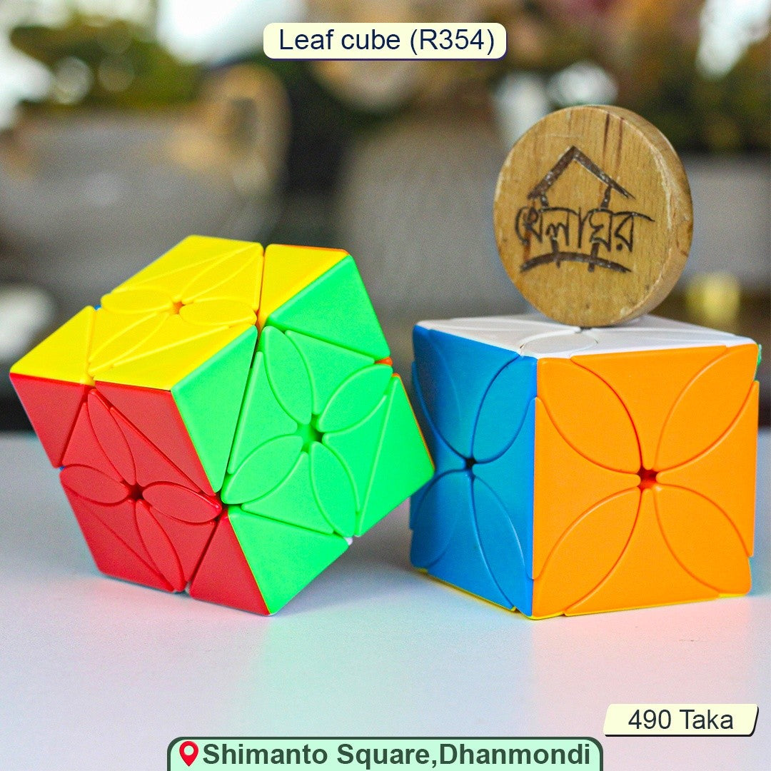 MoYu MeiLong Maple Leaf Skewb | Stickerless Multicolor Twisty Puzzle Cube