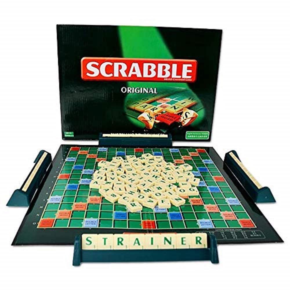 Scrabble Board Game - Classic Word Building Strategy Game for Families