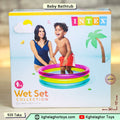 Intex Wet Set Baby Pool (57104NP) – 3-Ring Inflatable Pool, 34" x 10" for Toddlers