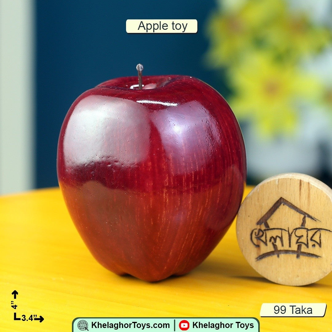 Decorative Artificial Apple – High-Gloss Simulation Fruit for Home Decor, Photography & Crafts