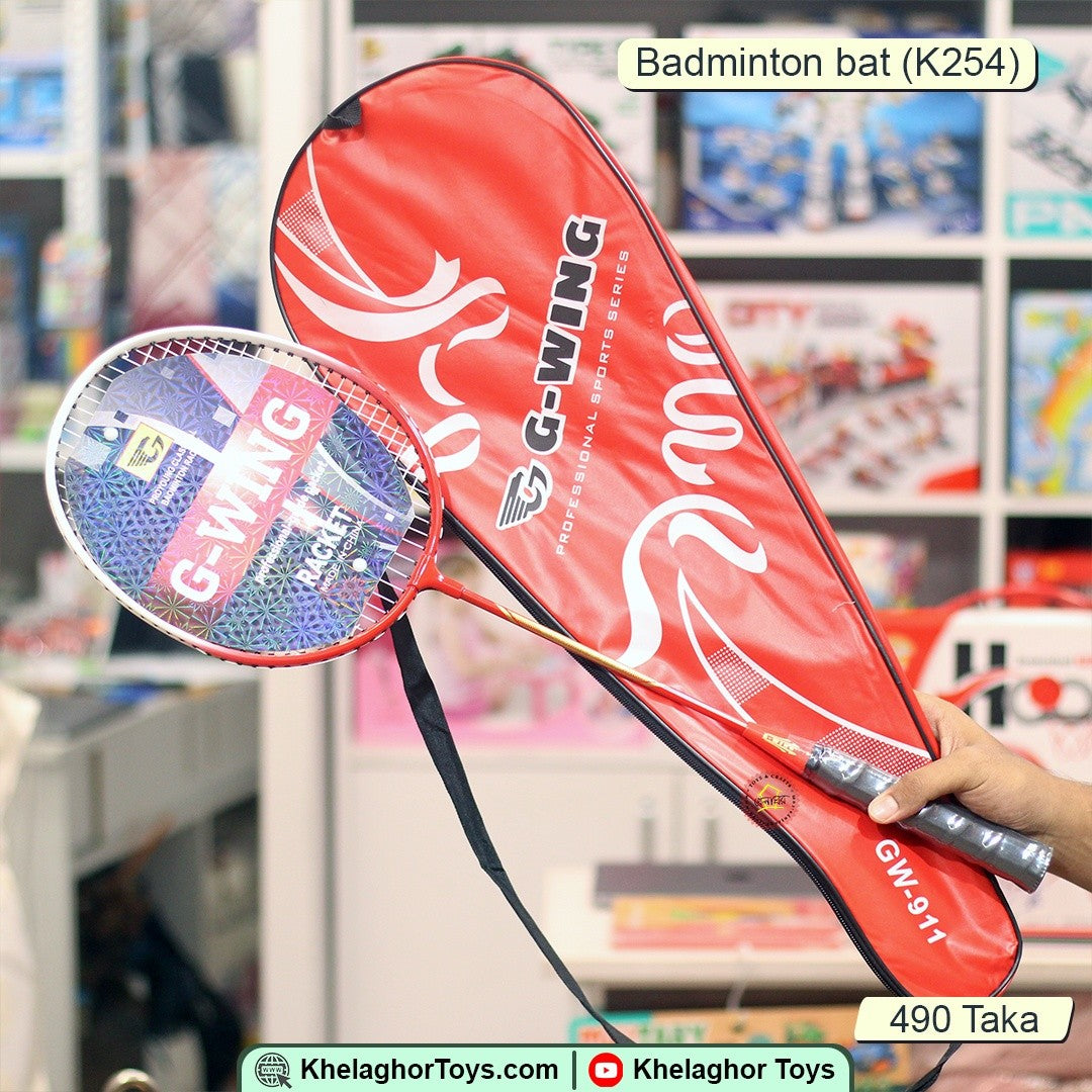 G-Wing Carbon Badminton Racket – Lightweight with Branded Teal Carrying Case