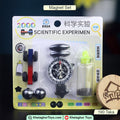6-Piece Scientific Magnet Experiment Set for Kids – Compass, Magnetic Car & Field Powder
