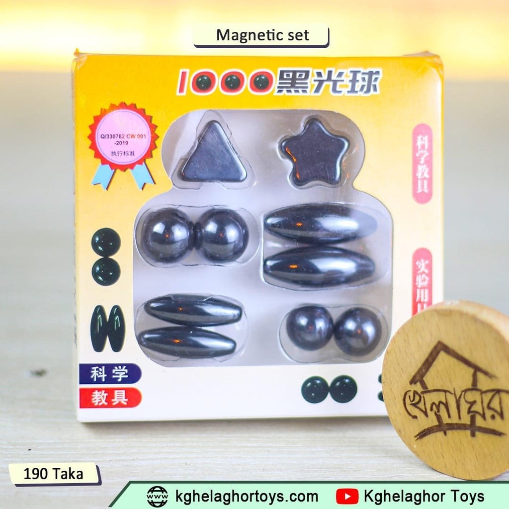 Magnetic Stones STEM Set for Kids – 10-Piece Polished Shape Collection