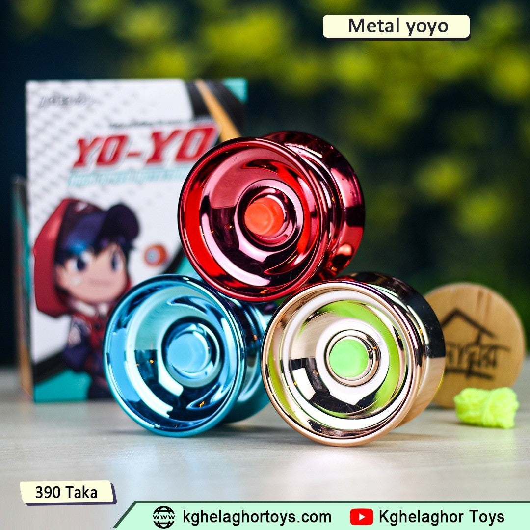 Metallic Butterfly Yo-Yo for Kids – Aluminum Alloy, Multiple Colors