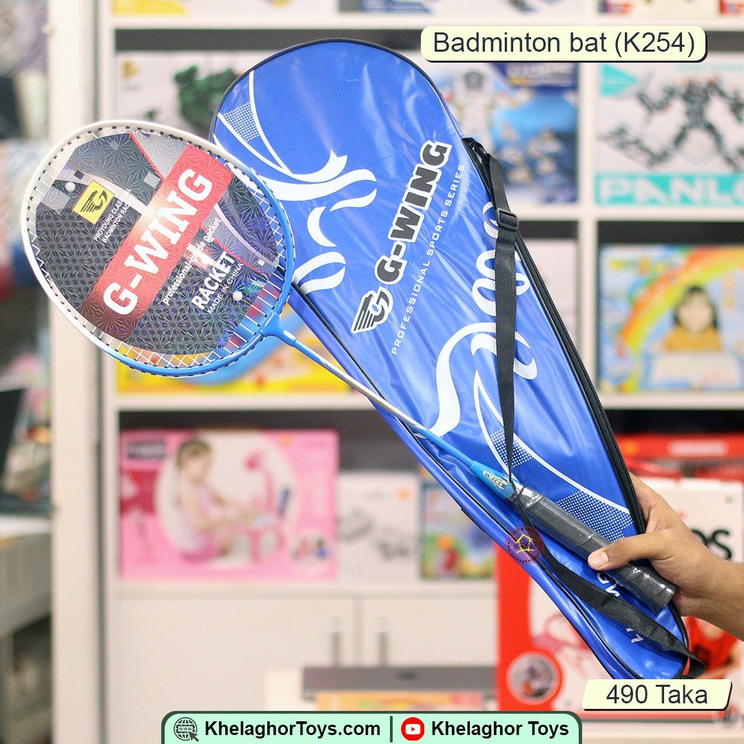G-Wing Carbon Badminton Racket – Lightweight with Branded Teal Carrying Case