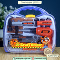 Little Crazy Helper Toy Toolbox Set – Kids Role-Play Tool Kit with Drill, Hammer & More (Ages 3+)