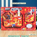 My World GT-108 Minecraft-Inspired Building Block Set | 330 Pcs with LED Lights