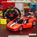 Rechargeable R/C Ferrari-Style Car with Electric Doors – Steering Wheel Remote Control