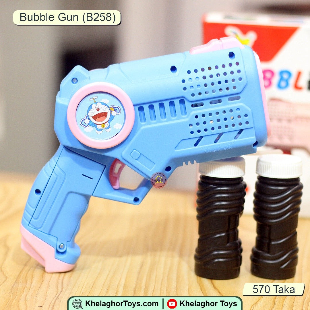 STL-727 Kids Auto Bubble Gun – Automatic Bubble Blower & Mini Fan