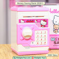 Hello Kitty Electronic Mini Safe Piggy Bank – Password, Auto Bill Feeder & Music (8")