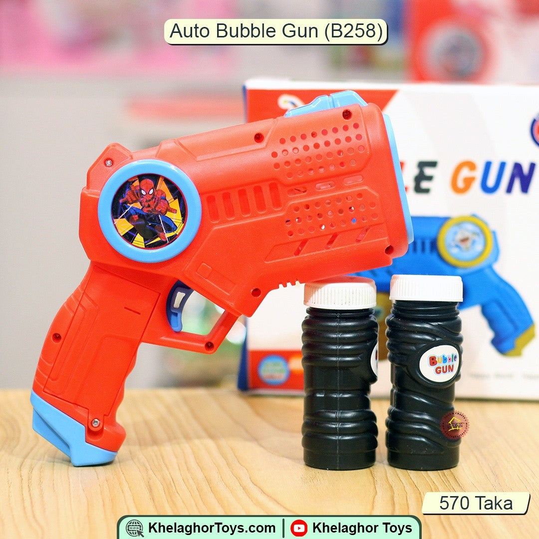 STL-727 Kids Auto Bubble Gun – Automatic Bubble Blower & Mini Fan