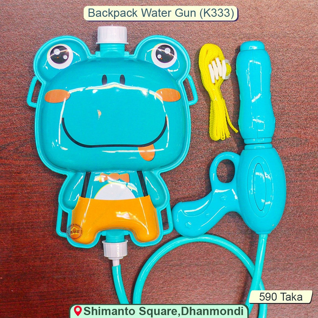 Sapo Frog Backpack Water Gun – 1000ml Tank Kids Water Squirter
