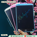 Khelaghor Toys 11F Multicolor LCD Writing & Drawing Pad | 9.5-Inch with Stylus | One-Press Erase