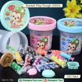 14-Color Play Dough Set – Modeling Clay with Molding Tools in Plastic Tubs