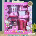 Hello Kitty 4-in-1 Mini Kitchen Appliance Set | Toaster, Mixer, Coffee Maker & Blender with Lights & Sound
