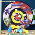 14-Inch Avengers-Theme Sticky Ball Target Board Set – 2 Blaster Guns & Sticky Balls