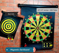 Magnetic Roll-Up Dartboard – Safe Indoor Dart Game with Magnetic Darts