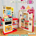 Talented Chef 65-Piece Kitchen Playset | Lights, Sound & Boiling Water Spray Effect