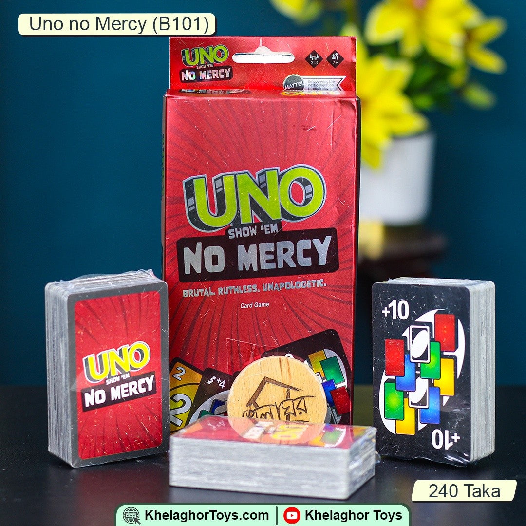 UNO Show 'Em No Mercy Card Game – 2 to 8 Players Edition