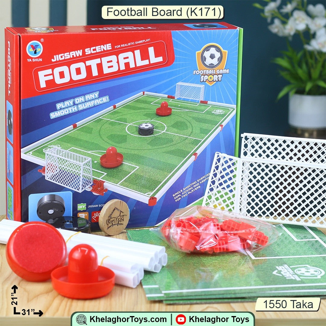 Table Football Sling Puck Game – 2-Player Tabletop Skill Game