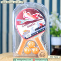 Fukang Table Tennis Racket & Ball Set – 2 Paddles & 3 Balls
