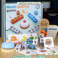 Word Spelling Game – Educational Letter Block & Picture Card Set for Kids (E195)