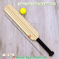 24-Inch Kids Indoor Cricket Bat Set – Wooden Bat & Soft Ball