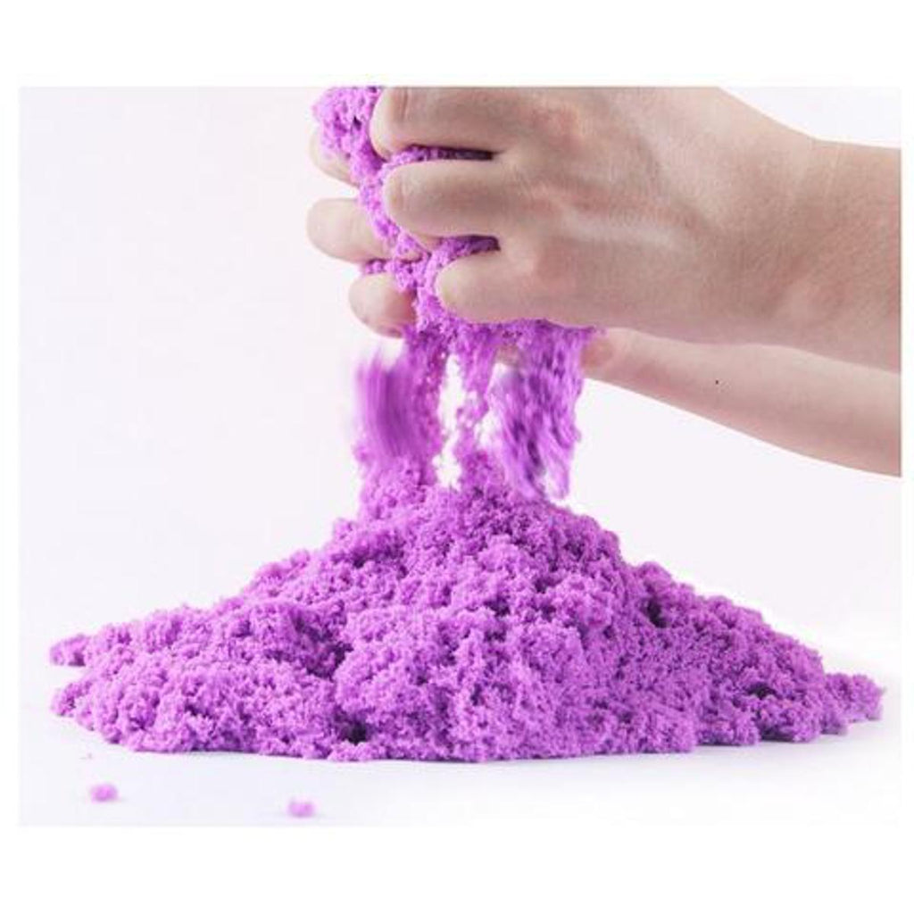 Magic Sand Sensory Play Set – Mess-Free Moldable Sand with Ocean Molds (Pink & Green)