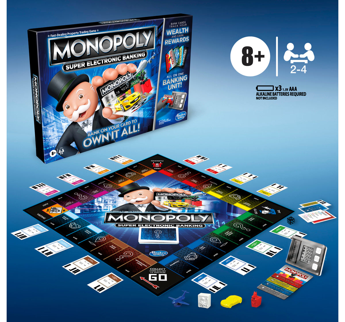 Hasbro Monopoly Super Electronic Banking Edition Board Game