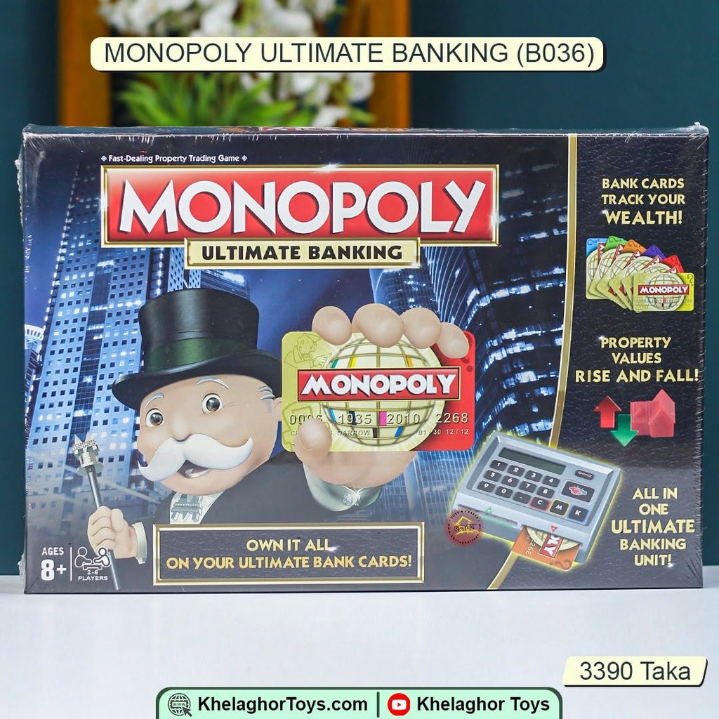 Monopoly Ultimate Banking Edition Board Game – Electronic Banking Unit