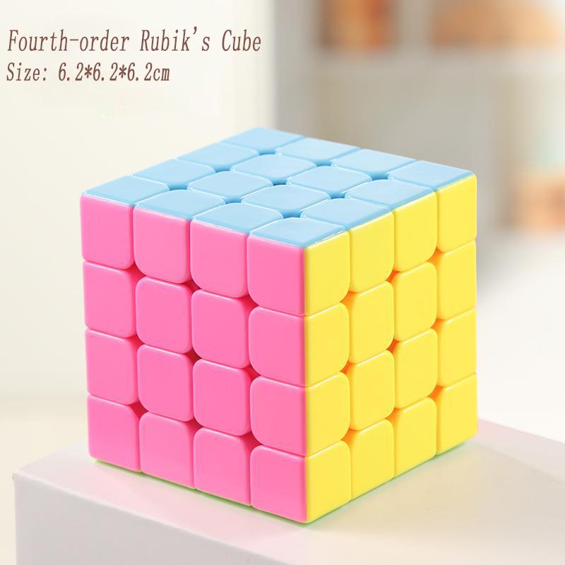 Cube Series Happy 4x4x4 Stickerless Speed Cube | Fast Rotation | Vibrant Multicolor