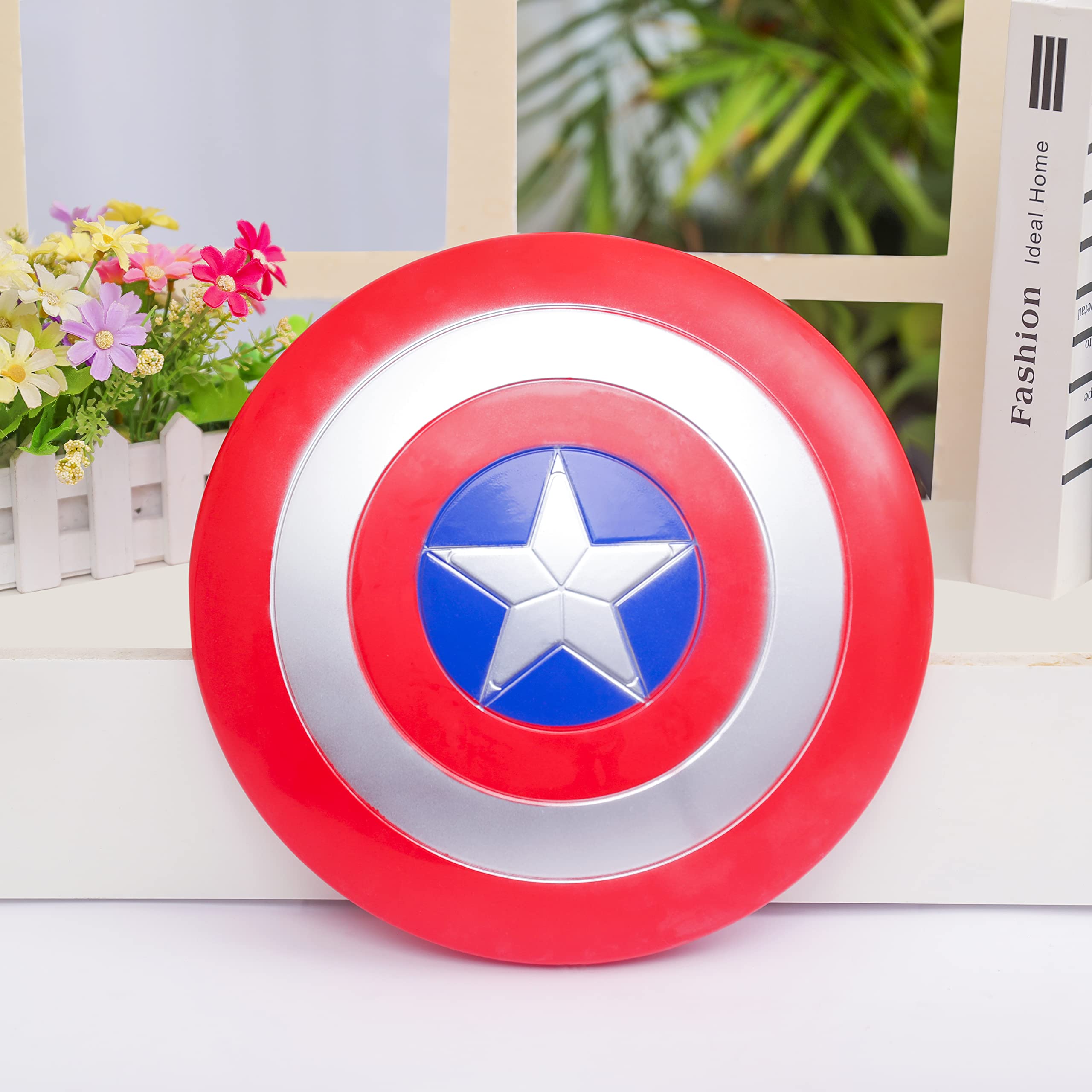 Superhero Shield 12 Inch - Kids Roleplay Toy with Easy-Grip Handle