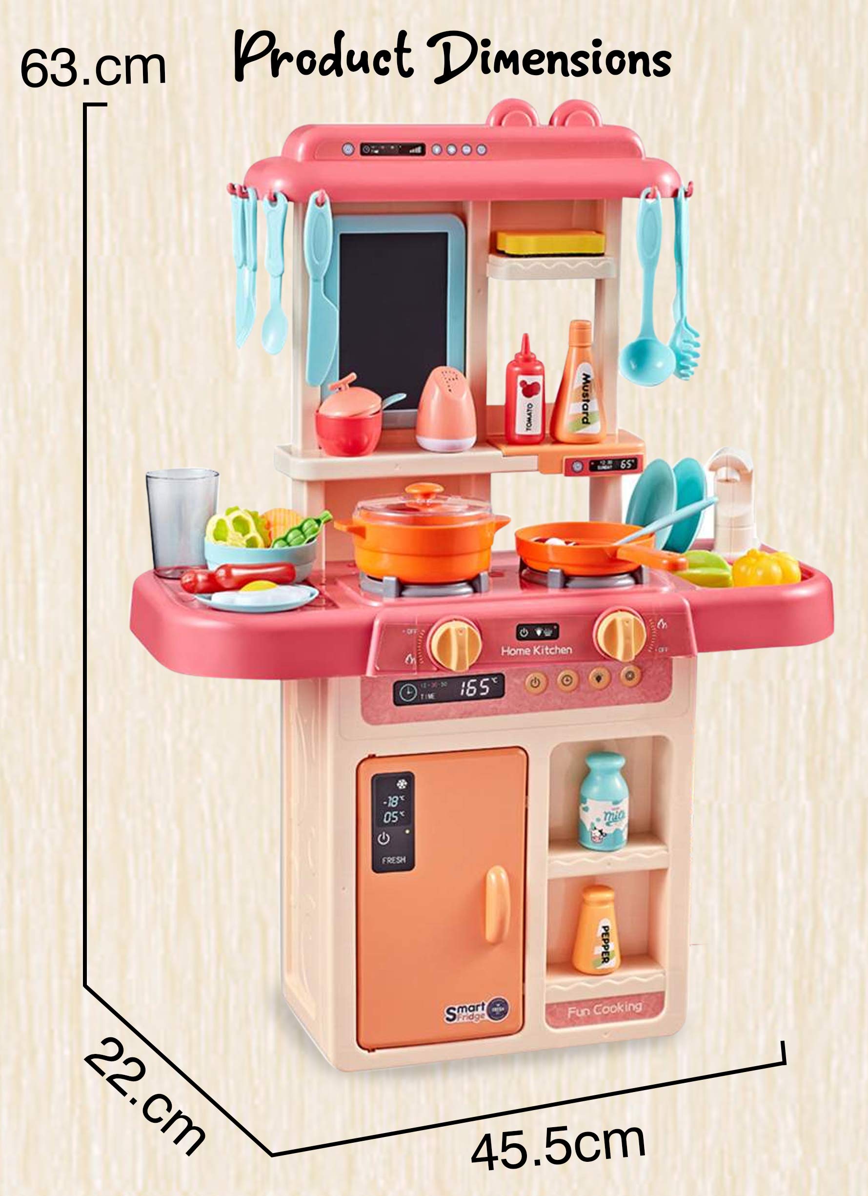 36 Piece Kitchen Set for Kids | Battery Operated with Lights & Sounds