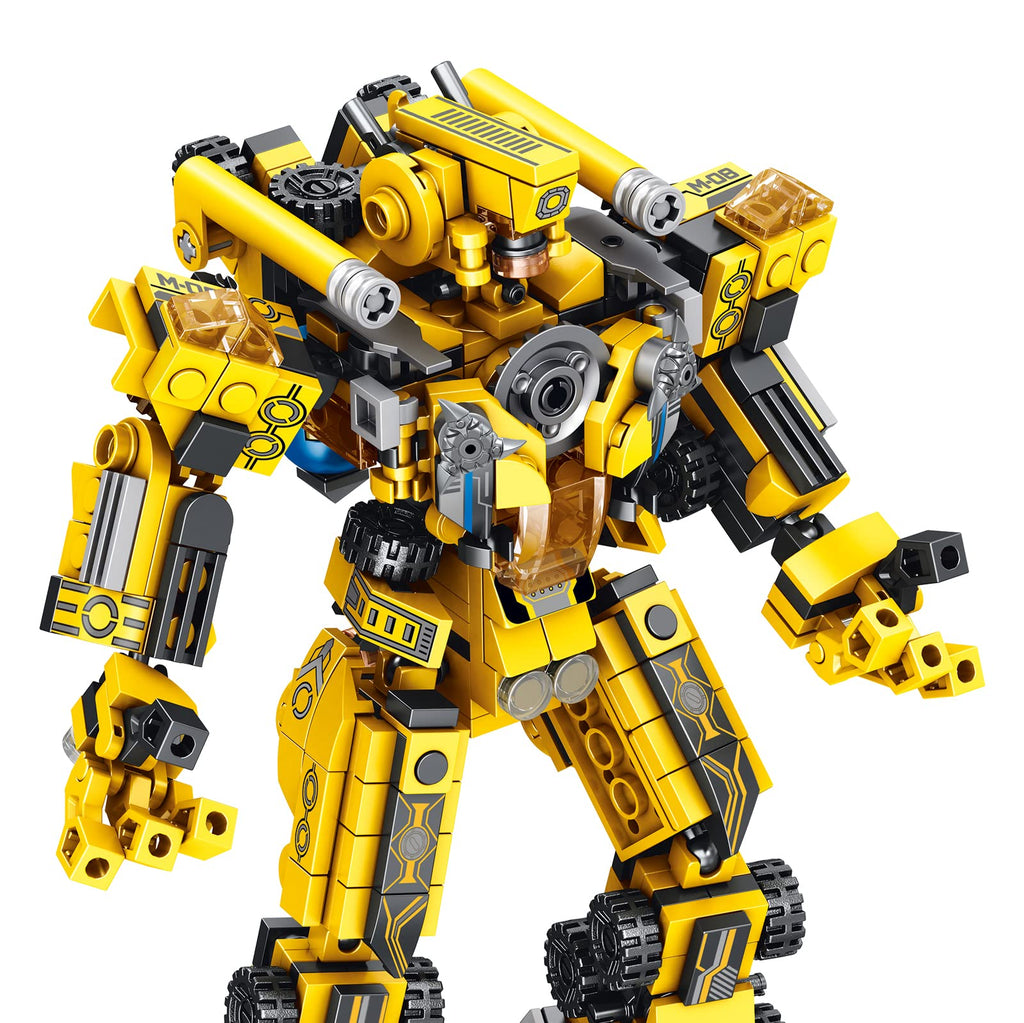 Panlos City Mecha 12-in-1 STEM Building Set - 573 Pieces Robot & Vehicles | Ages 6+