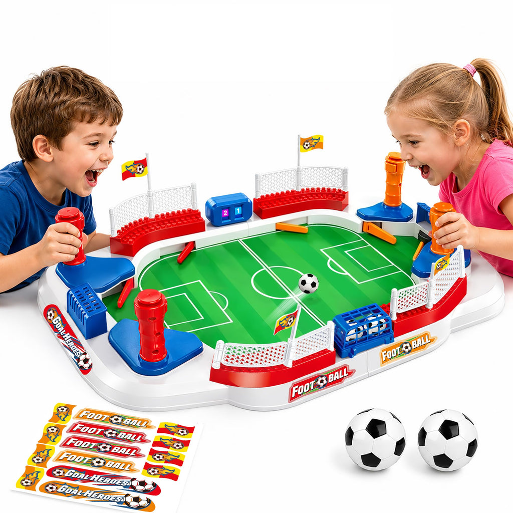 FSTU Football Arena Tabletop PK Battle Game – 2-Player Football Pitch Set (Model K394)