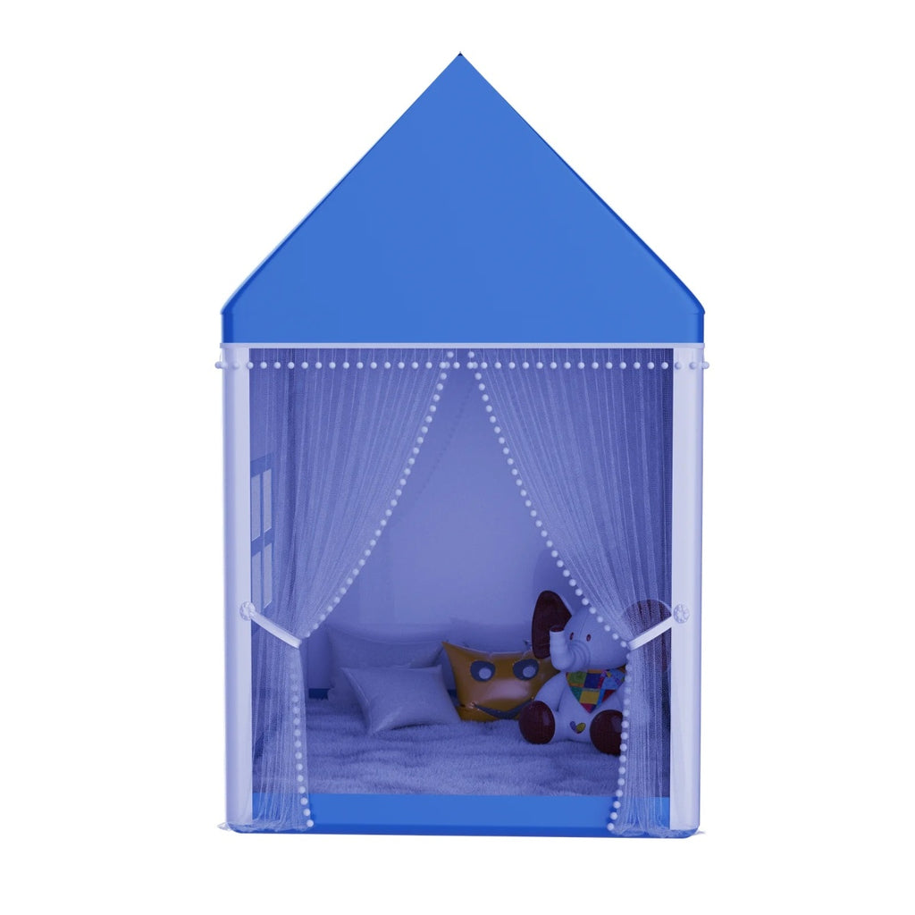 Castle Kids Play Tent House- Foldable Indoor Outdoor Playhouse