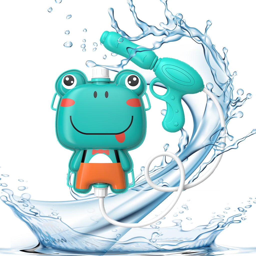 Sapo Frog Backpack Water Gun – 1000ml Tank Kids Water Squirter