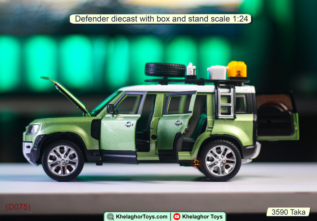 Land Rover Defender 110 Die Cast Model - Off-Road SUV Toy