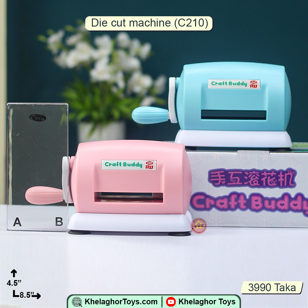 Craft Buddy Mini Die Cutting & Embossing Machine (model C210)Craft Buddy Mini Die Cutting & Embossing Machine C210 - Card Making Tool