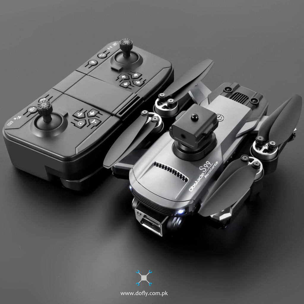 S99 Max Mini Drone - Brushless Motor, 4-Side Obstacle Avoidance, 4K Dual Camera, Optical Flow