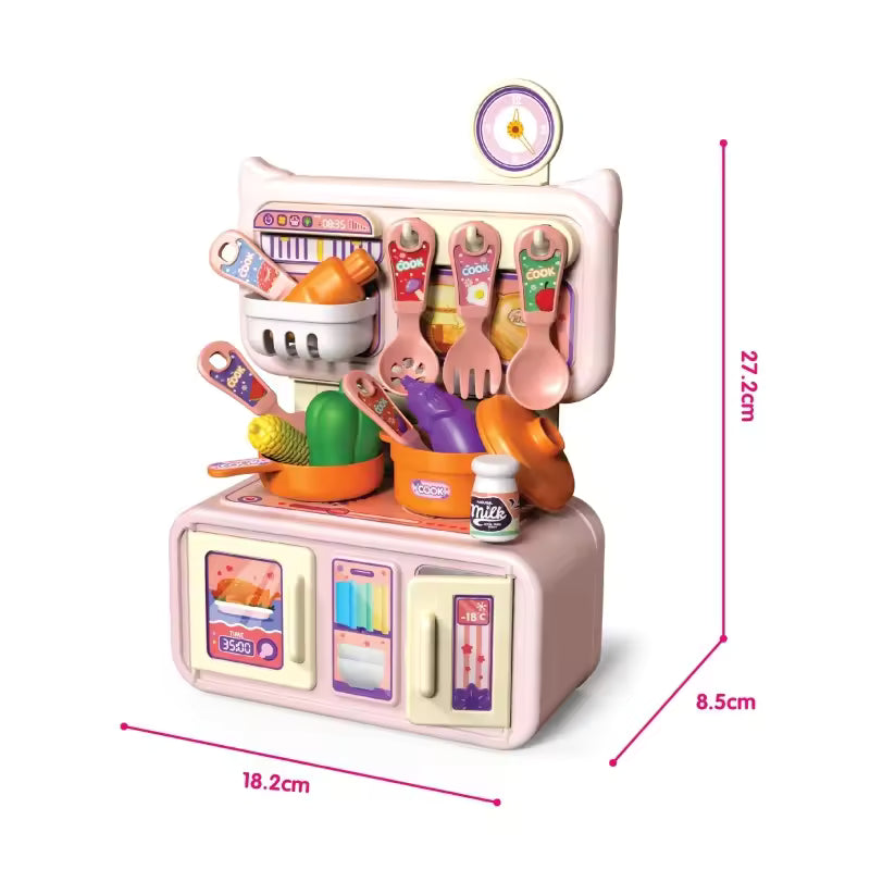 oy Kitchen Playset with Working Sink - Water Circulation System | Khelaghor Toys