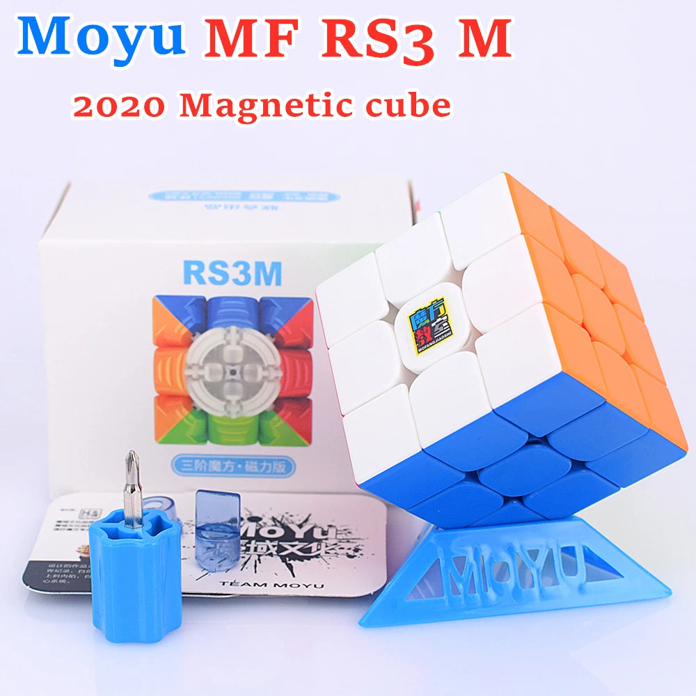 MoYu RS3 M 2020 3x3 Magnetic Speed Cube | Dual Adjustment Speedcube