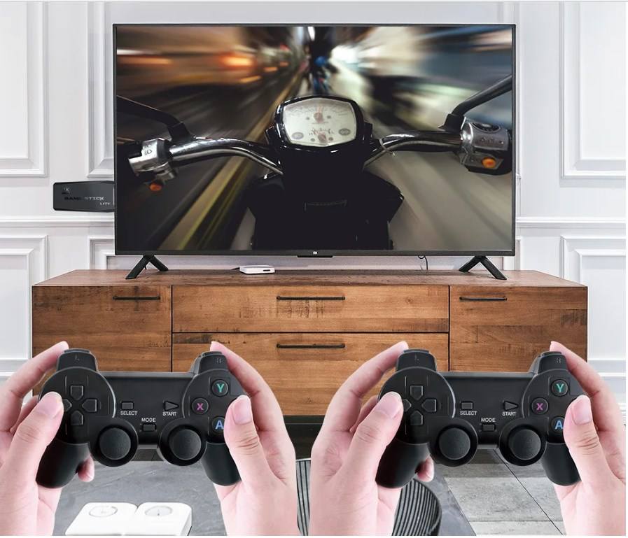 GameStick Lite 2.4G Wireless Retro Game Console – HDMI, 2 Controllers, 10000+ Games