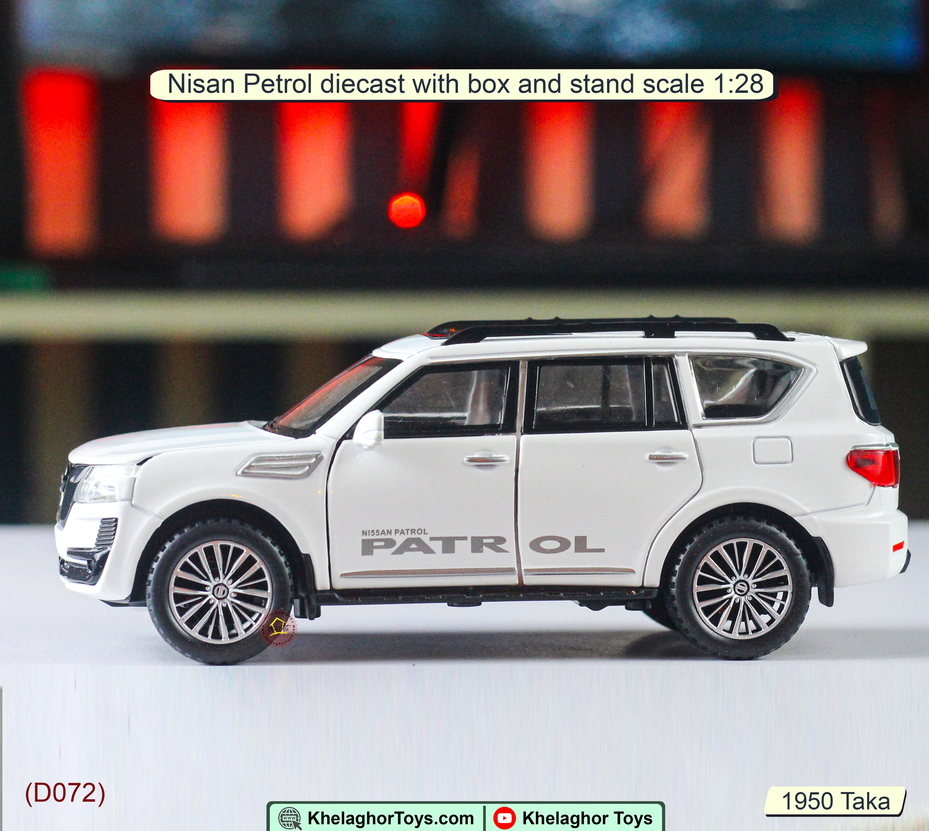 Nissan Patrol Y62 SUV die cast