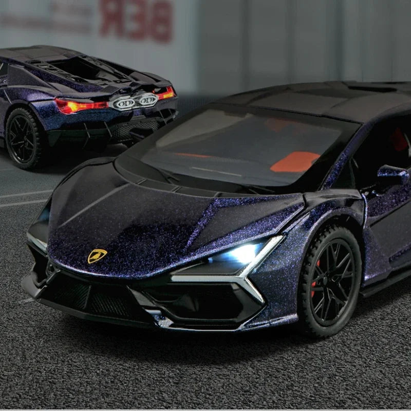 Lamborghini Revuelto Die Cast Model Car - V12 Hybrid Supercar Toy